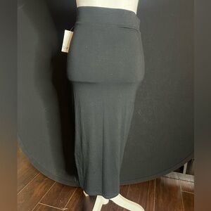 Bodycon Black Maxi Skirt